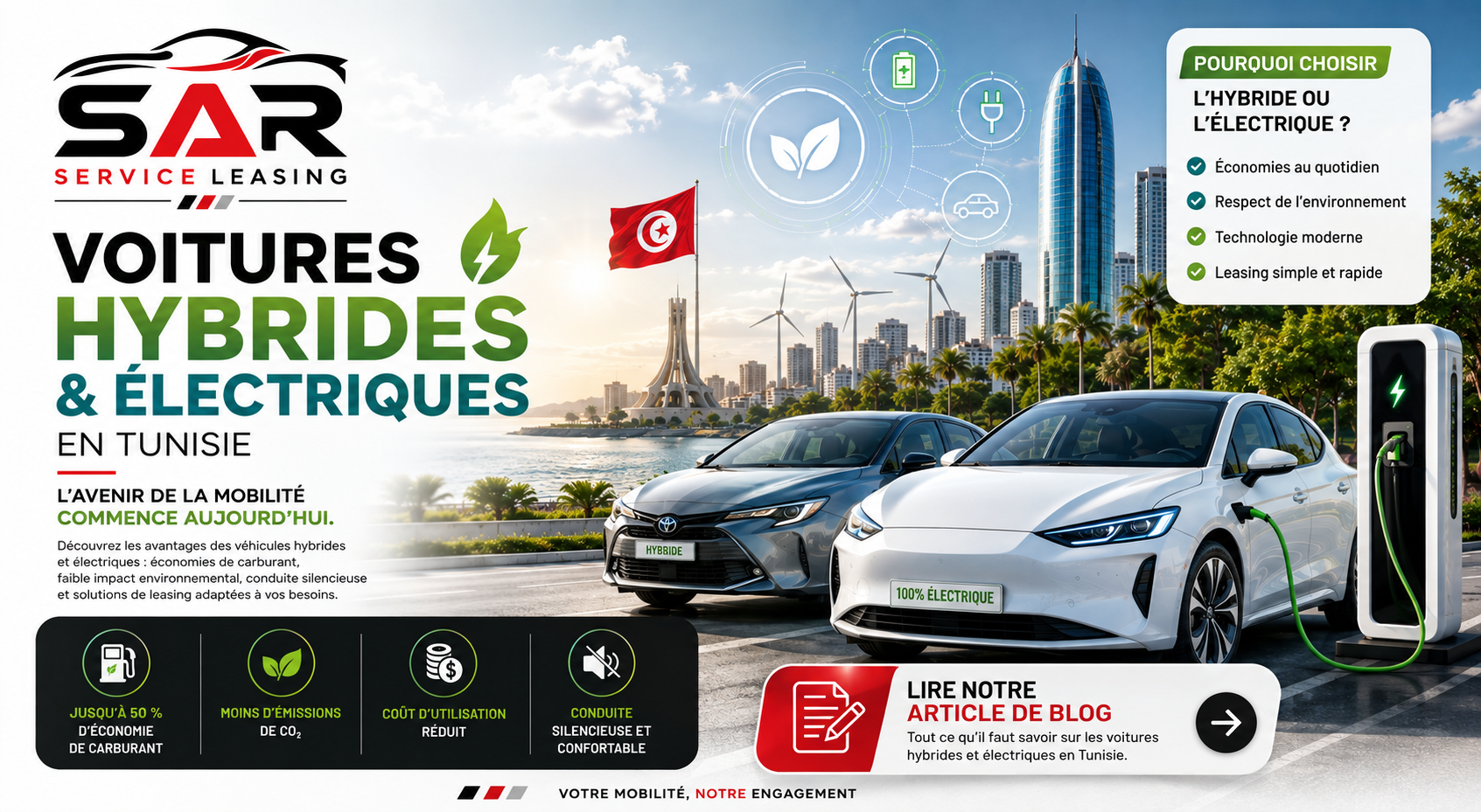 Les voitures hybrides et électriques en Tunisie : une nouvelle façon de rouler